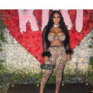 Leopard Print Women's Jumpsuit